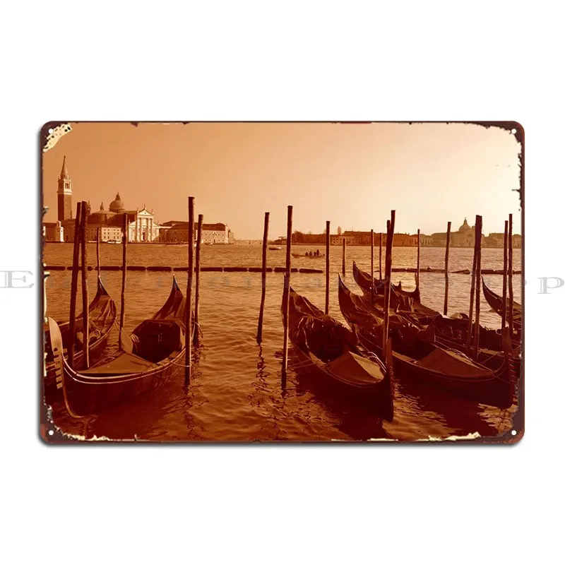 

Gondolas, металлический плакат, планшетофон, винтажный, домашний, железная фотография