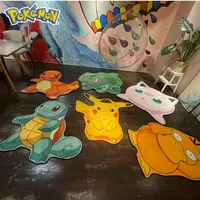 Cute Pokemon Cartoon Pikachu Psyduck Carpet Anime 120cm Home Imitation Cashmere Mat Boys Girls Living Room Floor Doormat Decor