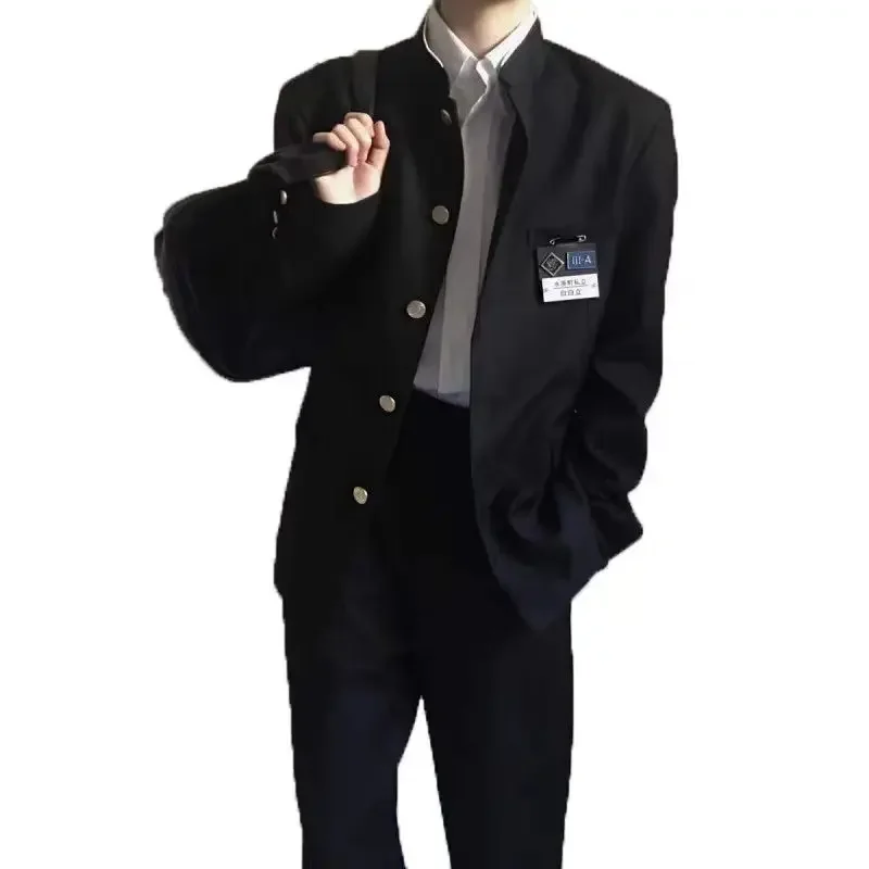 Японский фильм новая униформа Crows Zero школьные пальто JK черный костюм