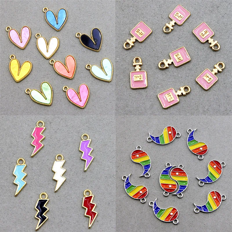 10 шт., эмалевые флаконы для духов «Инь Янь»