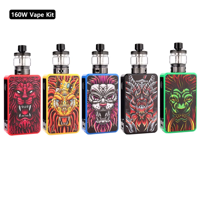 

Electronic Cigarette Kit Smoke Dr Kit 160w Vape Box Mod with 3.5ml Capacity Pod Tank Atomizer 2200mAh Built-in Battery Vaporizer