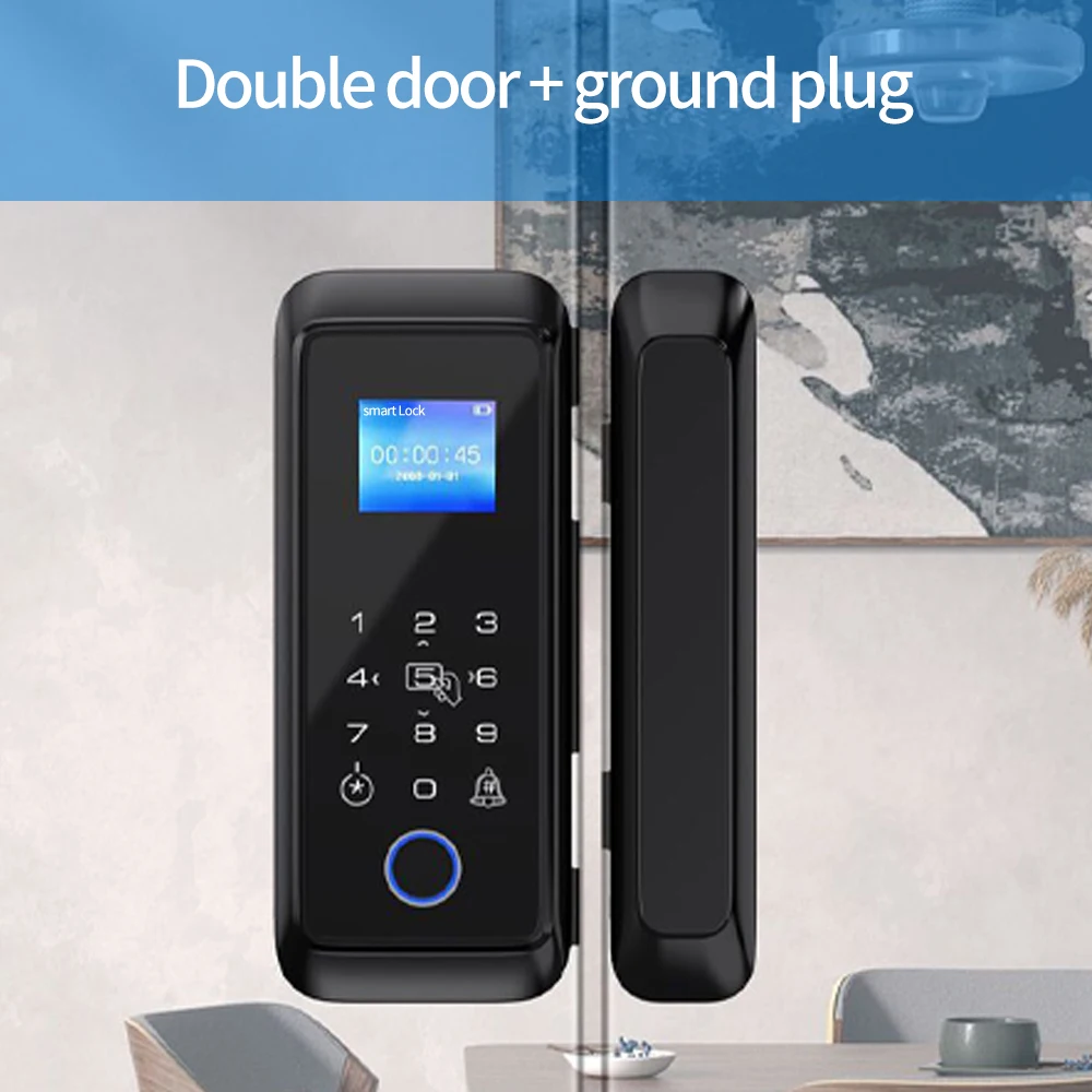 Смарт-замок Tuya со сканером отпечатка пальца Bluetooth для офисного магазина