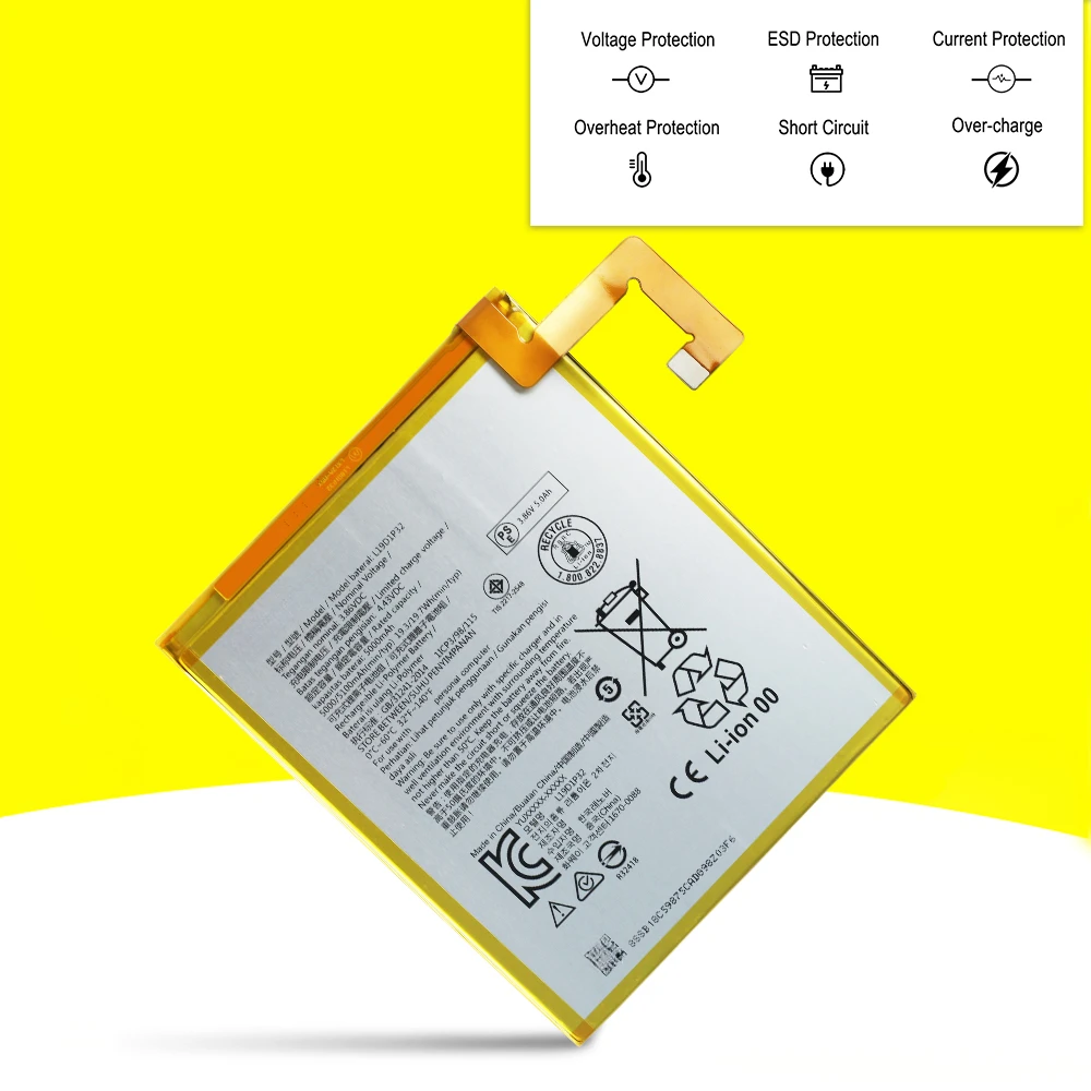 2 шт. для Lenovo Tab M10 TB-X505X X505L X505F TB-X605L X605F X605M L19D1P32 L18D1P32 аккумулятор 5100 мАч