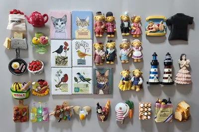 

Hot dog French stick food fridge magnets refrigerator paste egg bread hamburger corn lobster refrigerator paste home decoration