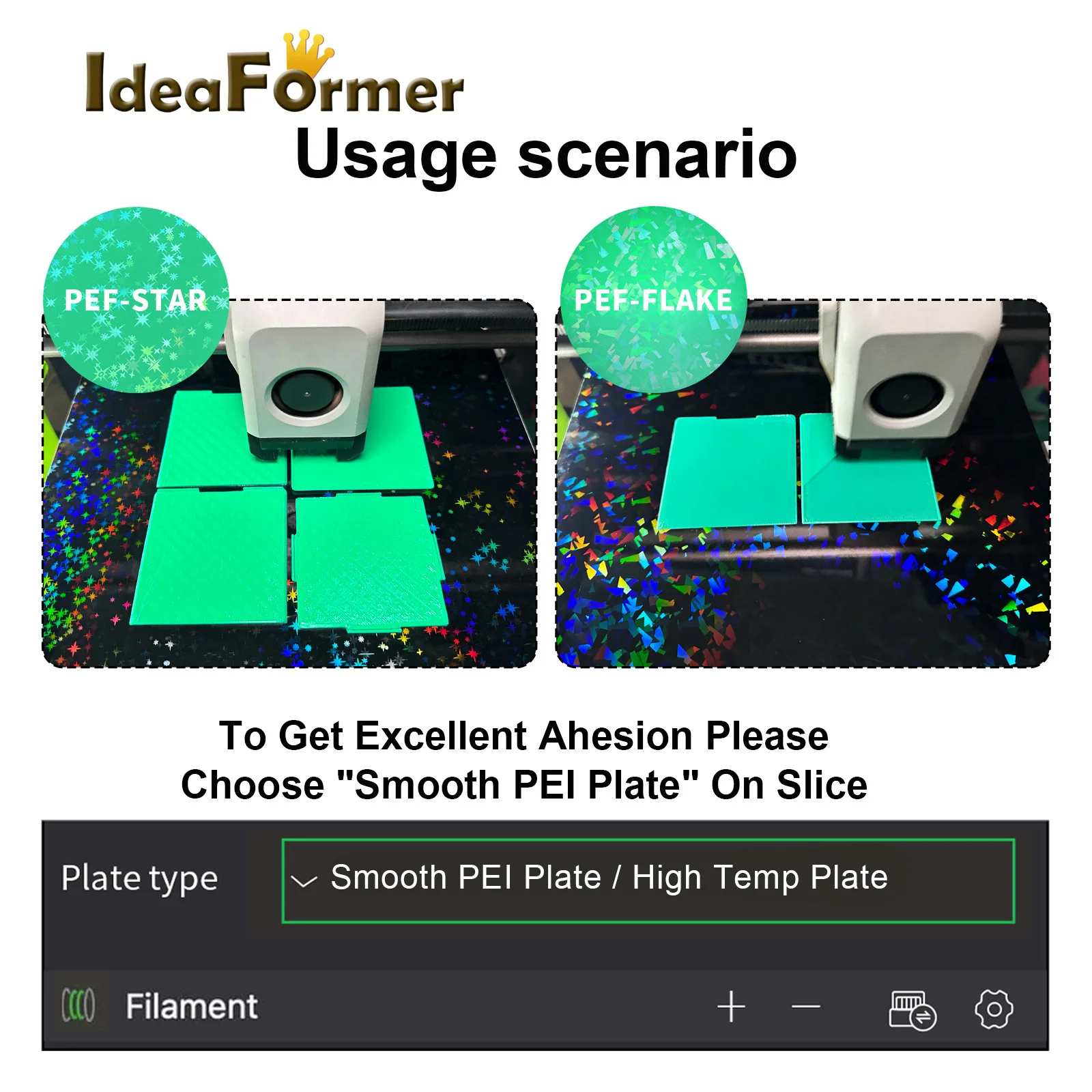 Для K1 Max PEO PET PEY Сборная пластина без или с мягкой магнитной пружинной стальной