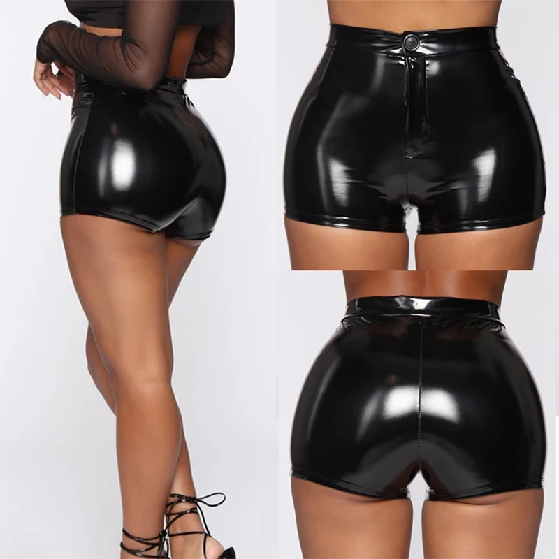 

Women's Sexy Shorts Large Size European And American Fashion Sexy High Waist Solid Ladies Hip Skinny Shorts Clubwear 2022 Summer