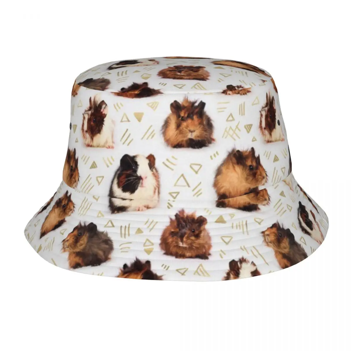 

Guinea Pigs Pattern Outdoor Fisherman Cap Beach Hats SunCaps Men Women Bucket Hat Panama Hats Bob Hats For Women