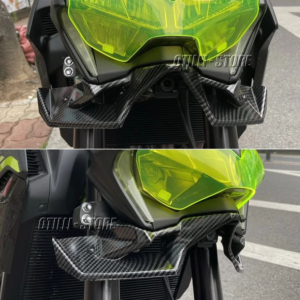 Новинка обнаженный передний спойлер из углеродного волокна для мотоцикла Z 900