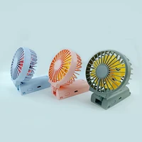 new usb handheld fan folding fan portable fan double blades double motors handheld small fan gift rechargeable fan