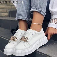 2022 autumn lace up platform flats shoes new women designer casual sport runninng walking vulcanized shoes fashion lady sneakers