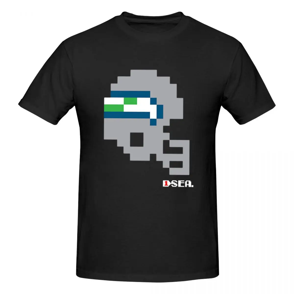 Seahawks Tecmo Bowl шлем мужская футболка классические футболки большого размера мужские