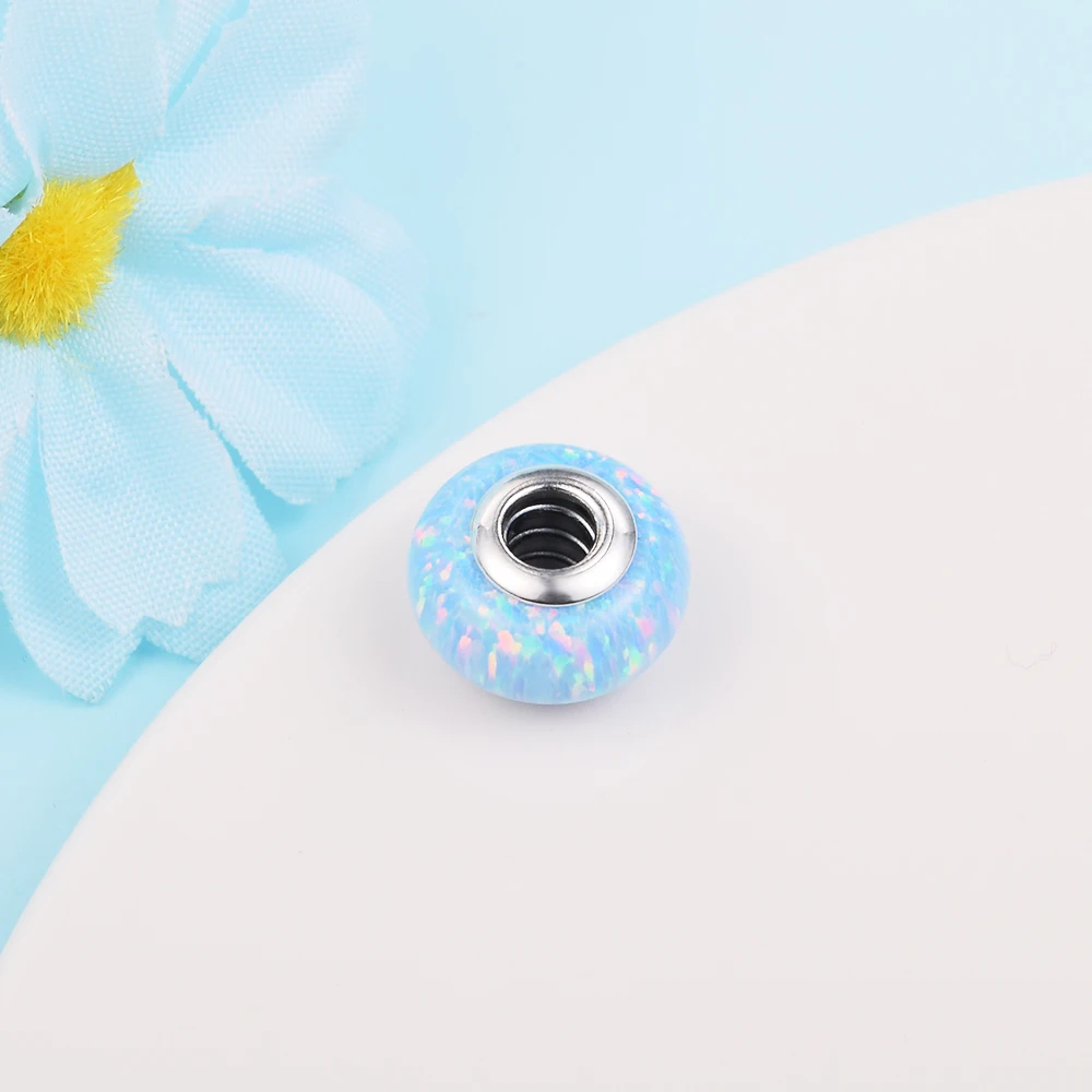 Бусины из серебра 925 пробы с муранским шармом для браслетов Pandora |