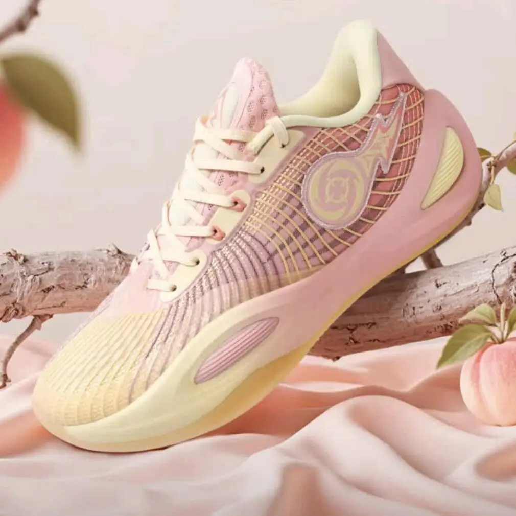 Мужские профессиональные баскетбольные кроссовки RIGORER AR1 Juicy Peach Rigorer Cushion носимые