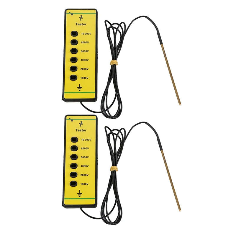

Promotion! 2X Fence Voltage Tester Farm Fencing Electric Solar Energiser