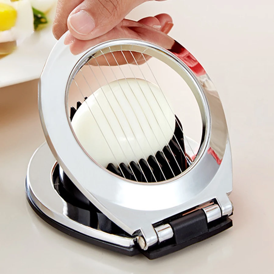 

Kitchen Tools Stainless Steel Egg Slicers Cutters Eggs Divider Splitter Slicers Eggs Tools Strawberry Cutter Kitchen Accessories
