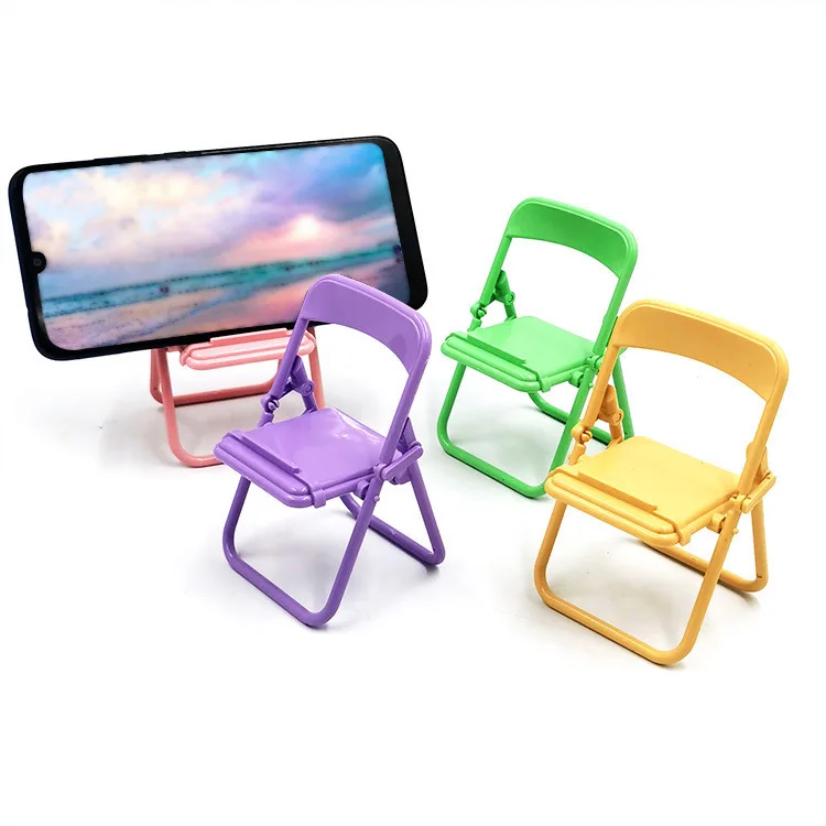 

Desktop chair mobile phone holder general ins macaron color bracket decorative ornaments desktop chair holder