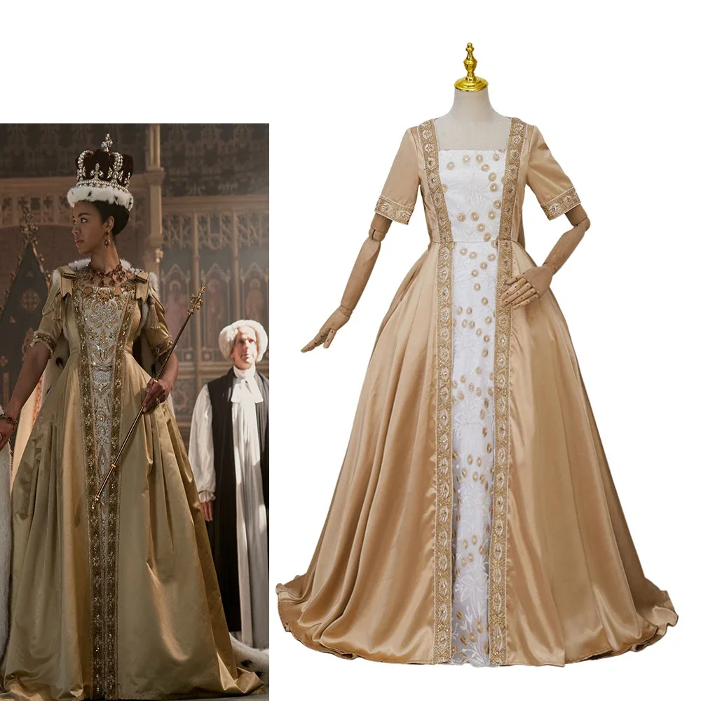 Костюм заключения королевы Шарлотта бальное платье в стиле рококо барокко