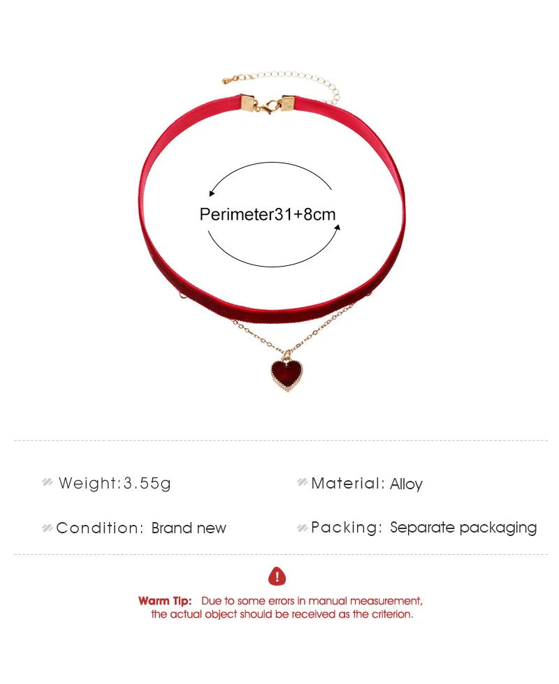 Простой двухслойный кулон в форме сердца темно-синий зеленый красный черный