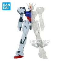 bandai original gundam model kit anime figure gat x105 seed action figures collectible ornaments toys birthday gifts for kids