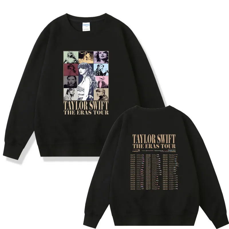 

Taylor The Eras Tour 2023 World Tour Sweatshirt Regular Women Men Hip Hop Pullover Unisex Fashion Loose Crewneck Sweatshirts