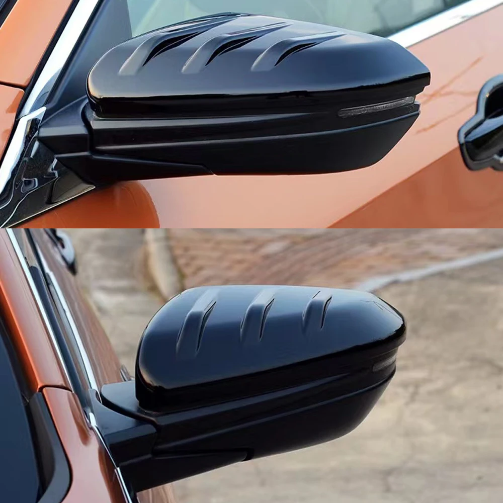 

1set Carbon fiber For Honda For Civic 2016-2020 Rearview Mirror Cover Door Side Wing Mirror Caps car-styling