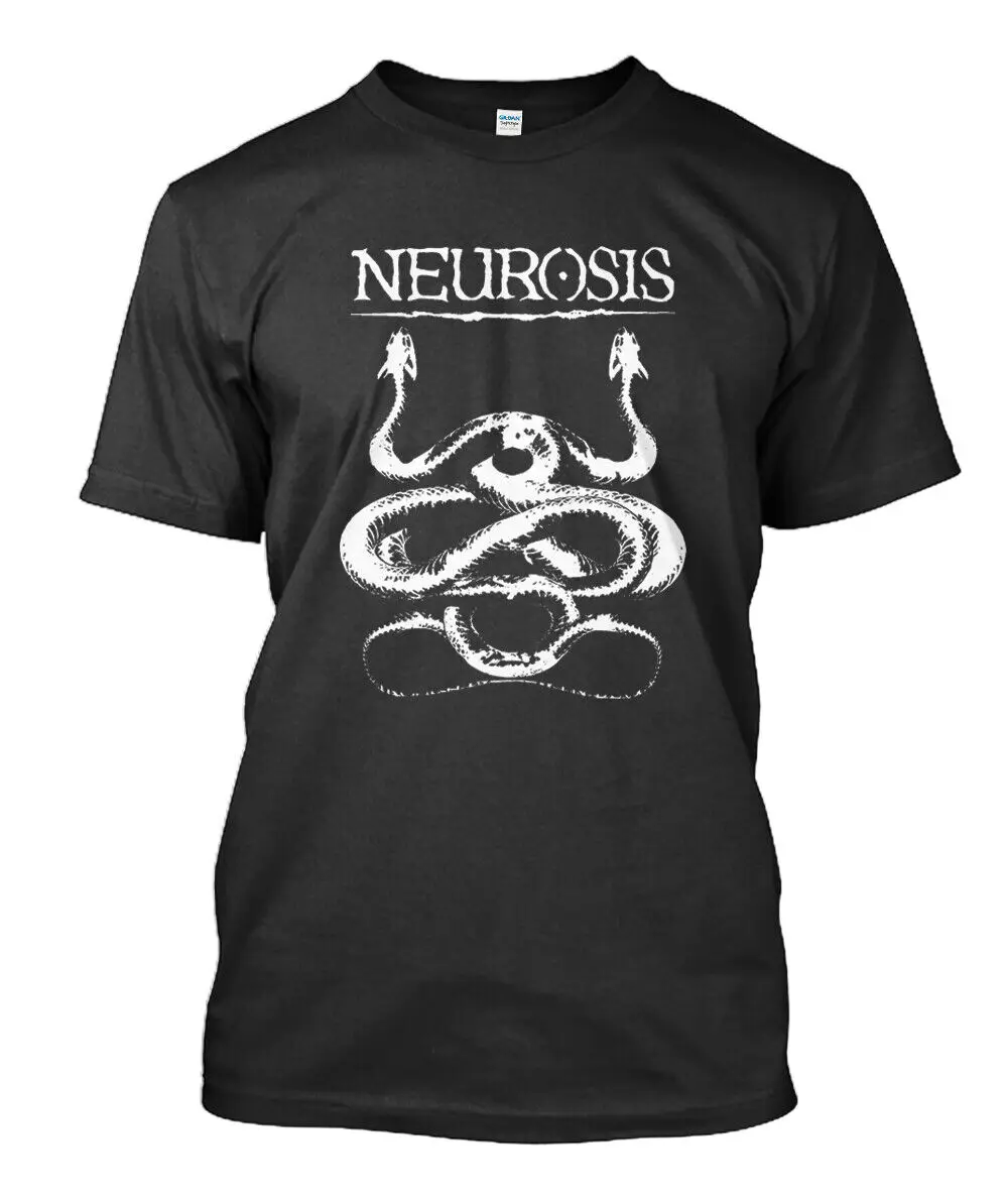

Nomeansno Neurosis Black Gildan size L O-Neck Cotton T Shirt Men Casual Short Sleeve Tees Tops Dropshipping