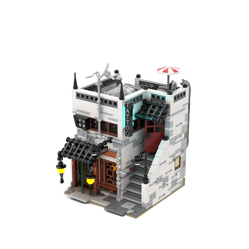 Уголок с видом на улицу модульная архитектура татуировка гостиница магазин