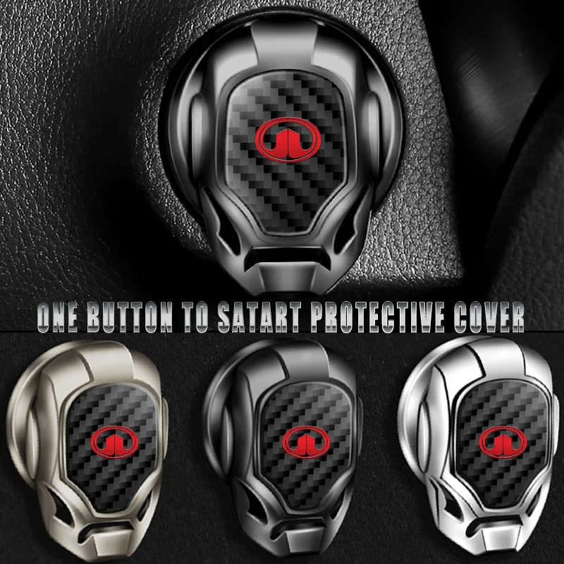 

Car ONE-CLICK Start Buttons Protective Stickers for Toyota TRD Scion Avensis Auris Camry Yaris Levin C-hr 86 Crown Accessories