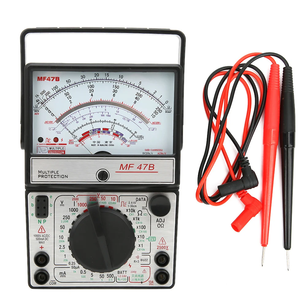 

MF47B Multifunctional Digital Screen Multimeter AC DC Voltage Current Detector mf47b mf47b