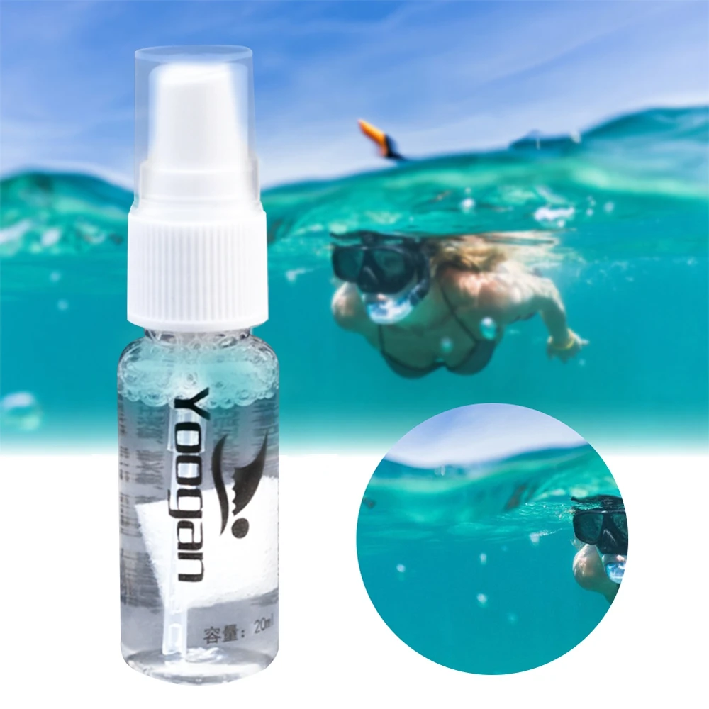 

20ml Diving Glass Spray Bottle Anti-fog Spray Multifunctional Portable Underwater Eyewear Spray Dive Mask Lens Cleaner