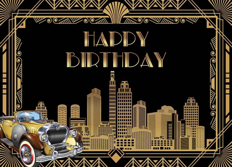 

seamless photo backdrop luxury car great gatesby birthday party photography background quality vinyl