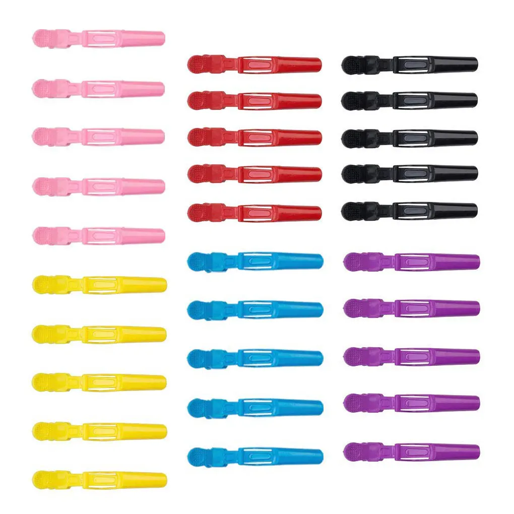 

30pcs Plastic Hairdressing Clips Alligator Clamps Hairpins Beauty Salon Hairstyle Fixed Tools