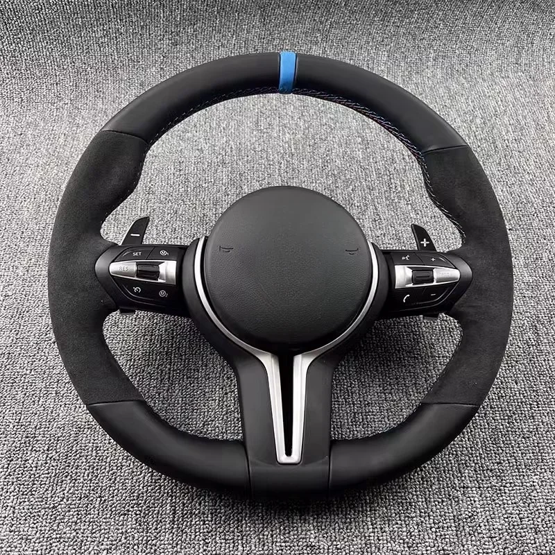 Индивидуальный руль из натуральной кожи и замши для BMW M3 M5 M6 F01 F02 F06 F07 F10 F11 F12 F13 F30 F32