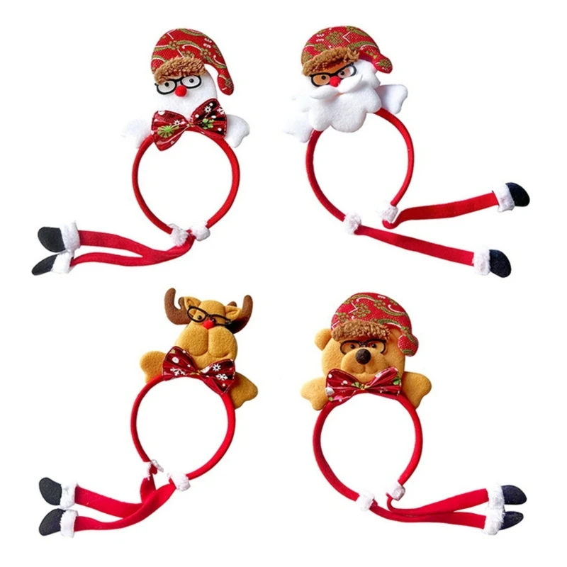 

Christmas Decorative Headband Festival Party Reindeer/Snowman Headdress Festival Headhoop Party Props Costume drop shipping