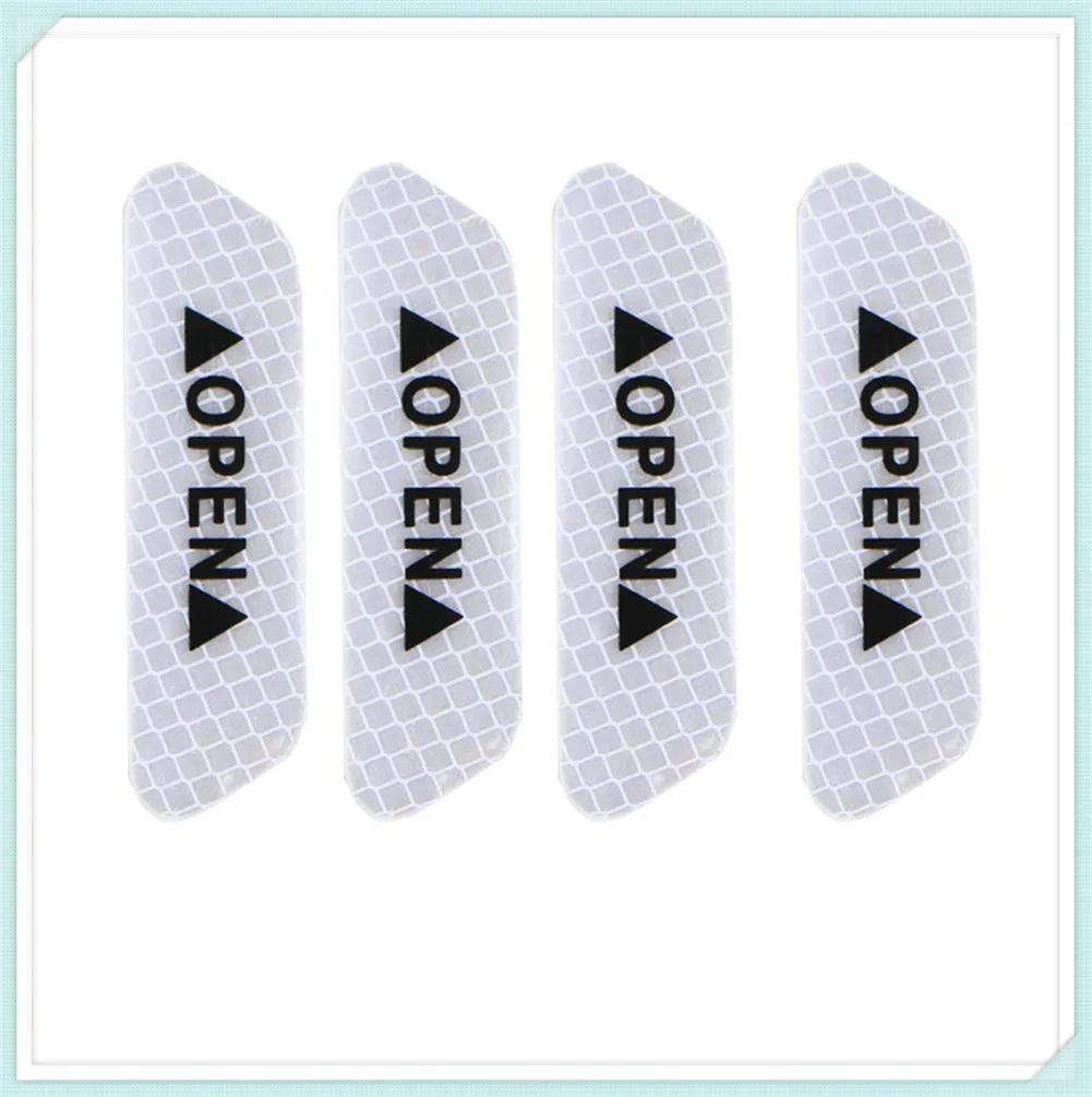 Предупреждающие знаки двери автомобиля со светоотражающими наклейками для