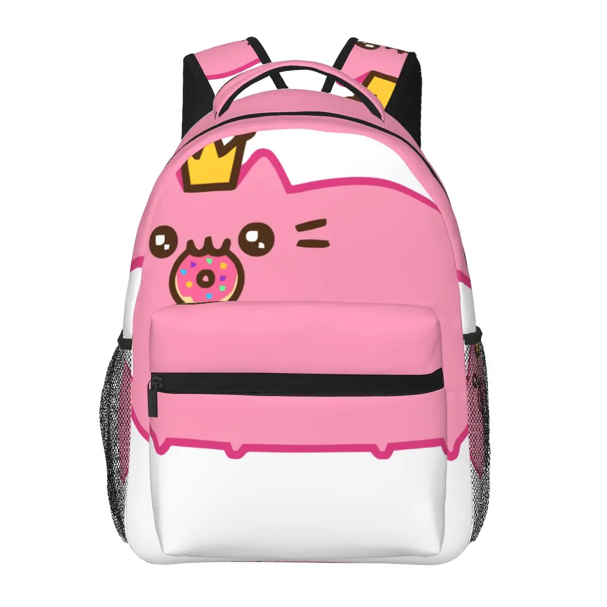 

2022 Women Shoulder Bag Pusheen Cat And Crown Fashion School Bag For Teenage Girl Backpacks Travel Ba