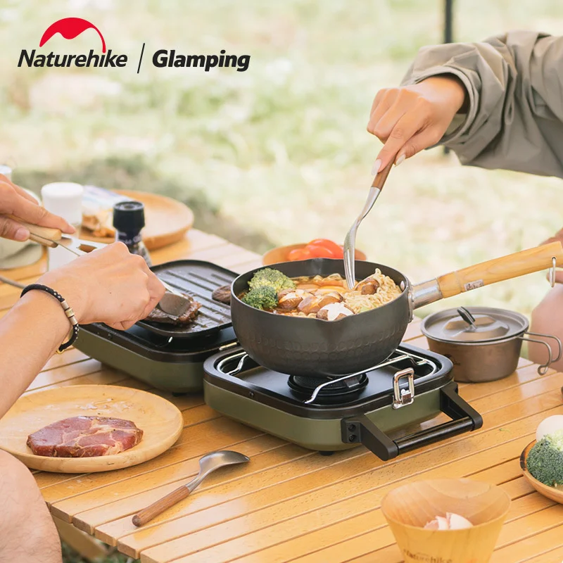 Туристическая складная газовая печь Naturehike | AliExpress