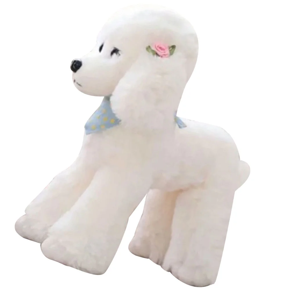 

Fluffy Stuffed Animals Plush Dog Toy Children Throw Pillow