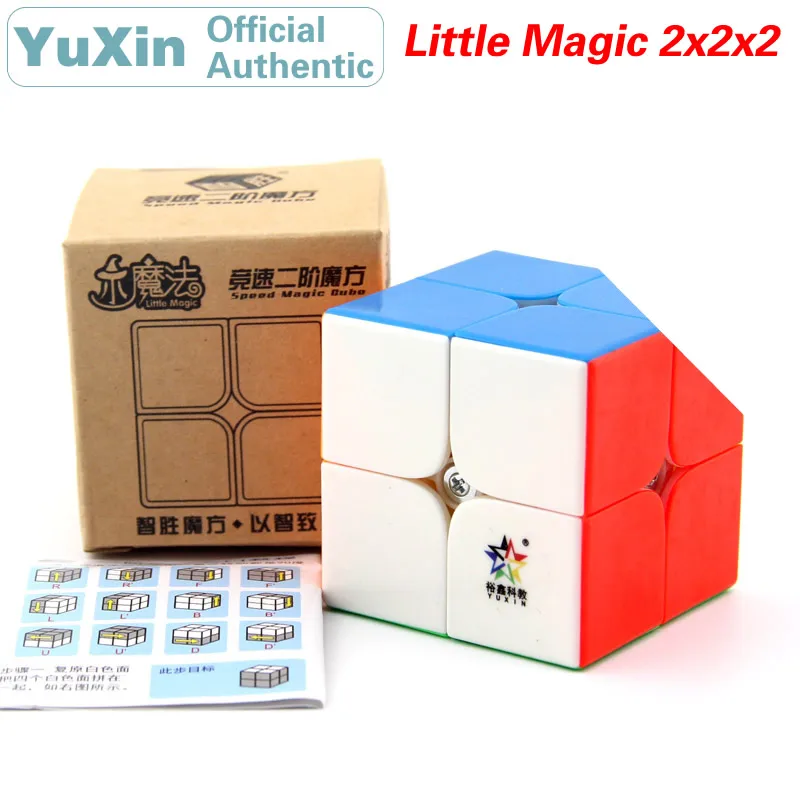 

YuXin Little Magic 2x2x2 Magic Cube ZhiSheng 2x2 Professional Speed Twisty Puzzle Brain Teasers Educational Toys For Children