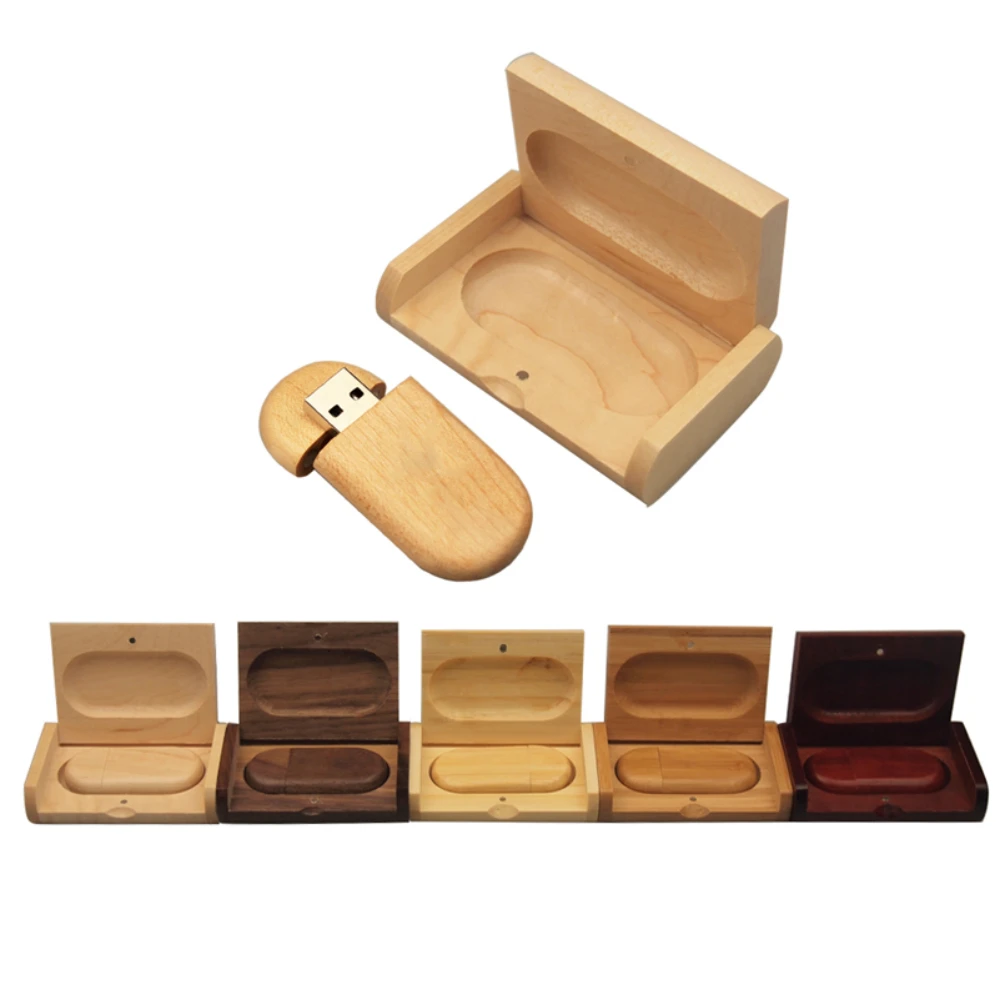 

USB 2.0 hot selling Oval Wooden USB pendrive USB 4GB 8GB 16GB 32GB 64GB USB flash drive(10pcs free custom logo) usb disk Gifts