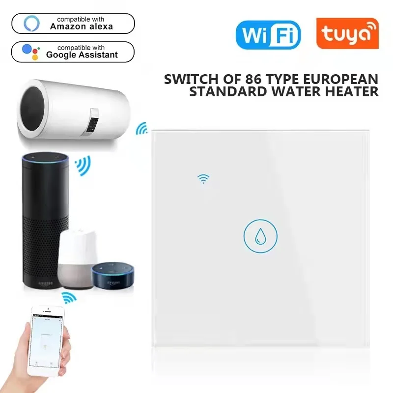 

Переключатель для водонагревателя Tuya, Wi-Fi, 4400 Вт