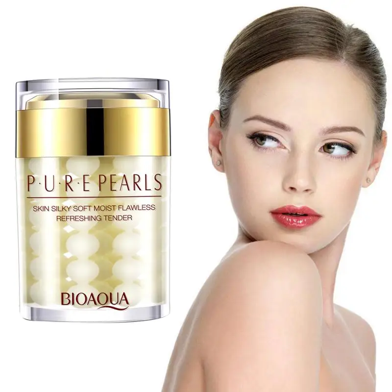 

BIOAQUA Pure Pearls Face Cream Skin Care HA Whitening Moisturizing RE6 Wrinkle Face Care day creams & moisturizers