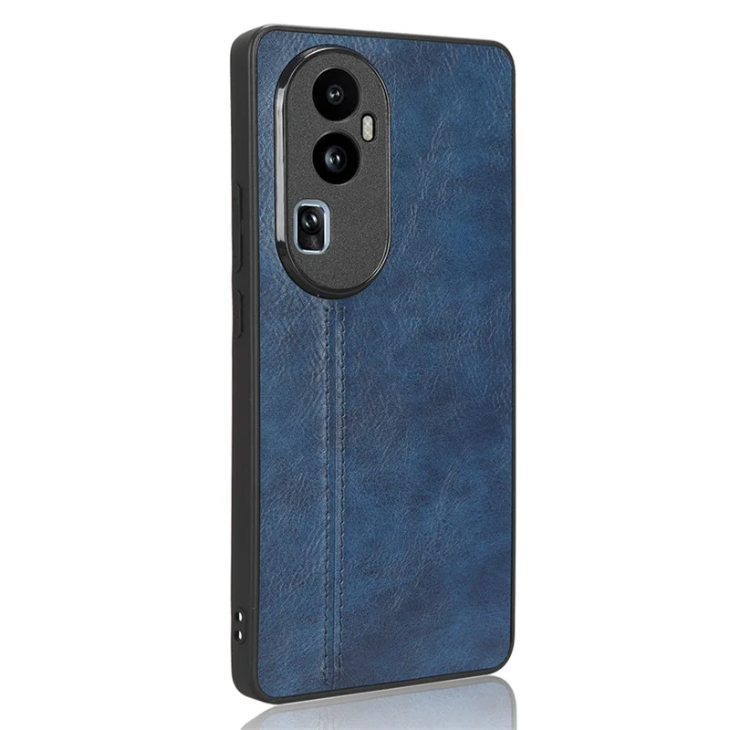 Для OPPO Reno10 5G маршрута телячья кожа с мягкими краями чехол жесткий для телефона