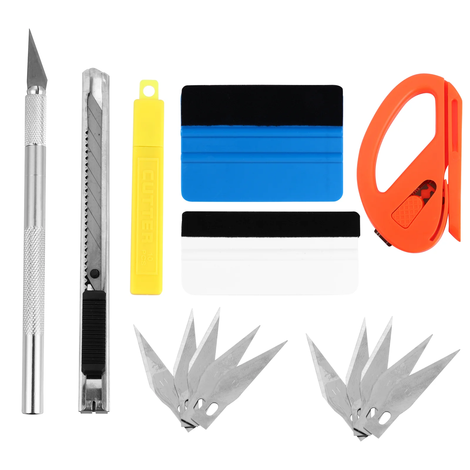 

Car Film Tool Wrap Vinyl Kit Vehicle Tintscrapers Sticker Squeegee Installation Window Autoscraper Installing