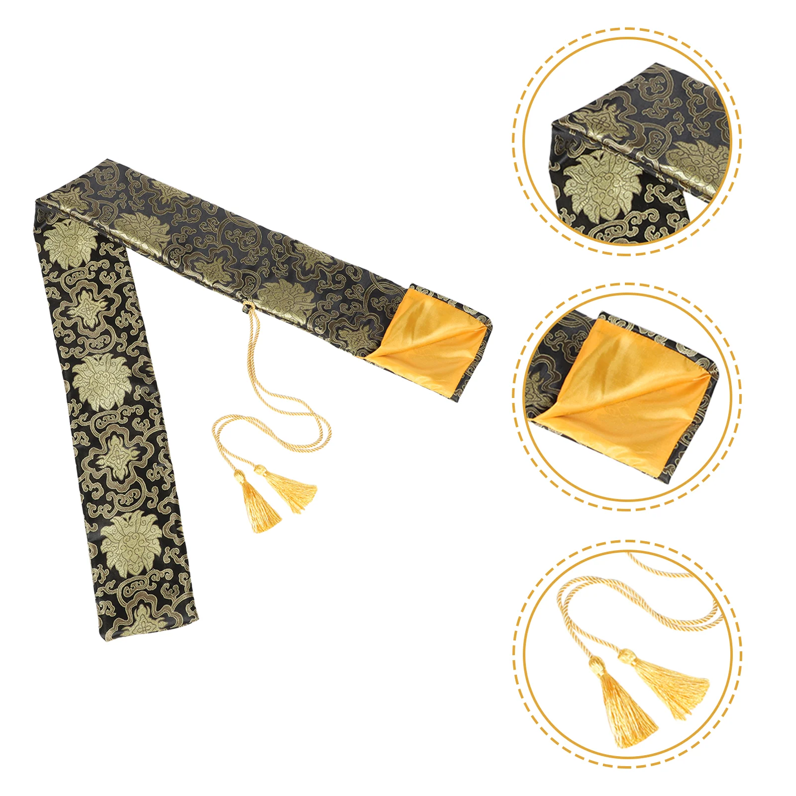 

Silk Sword Bag Long Storage -swords Sleeve Collect Protective Cover