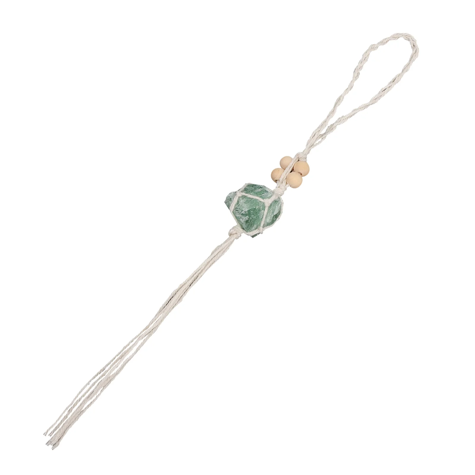 

Hanging Rear View Mirror Accessories Natural Crystal Rearview Mirror Charm