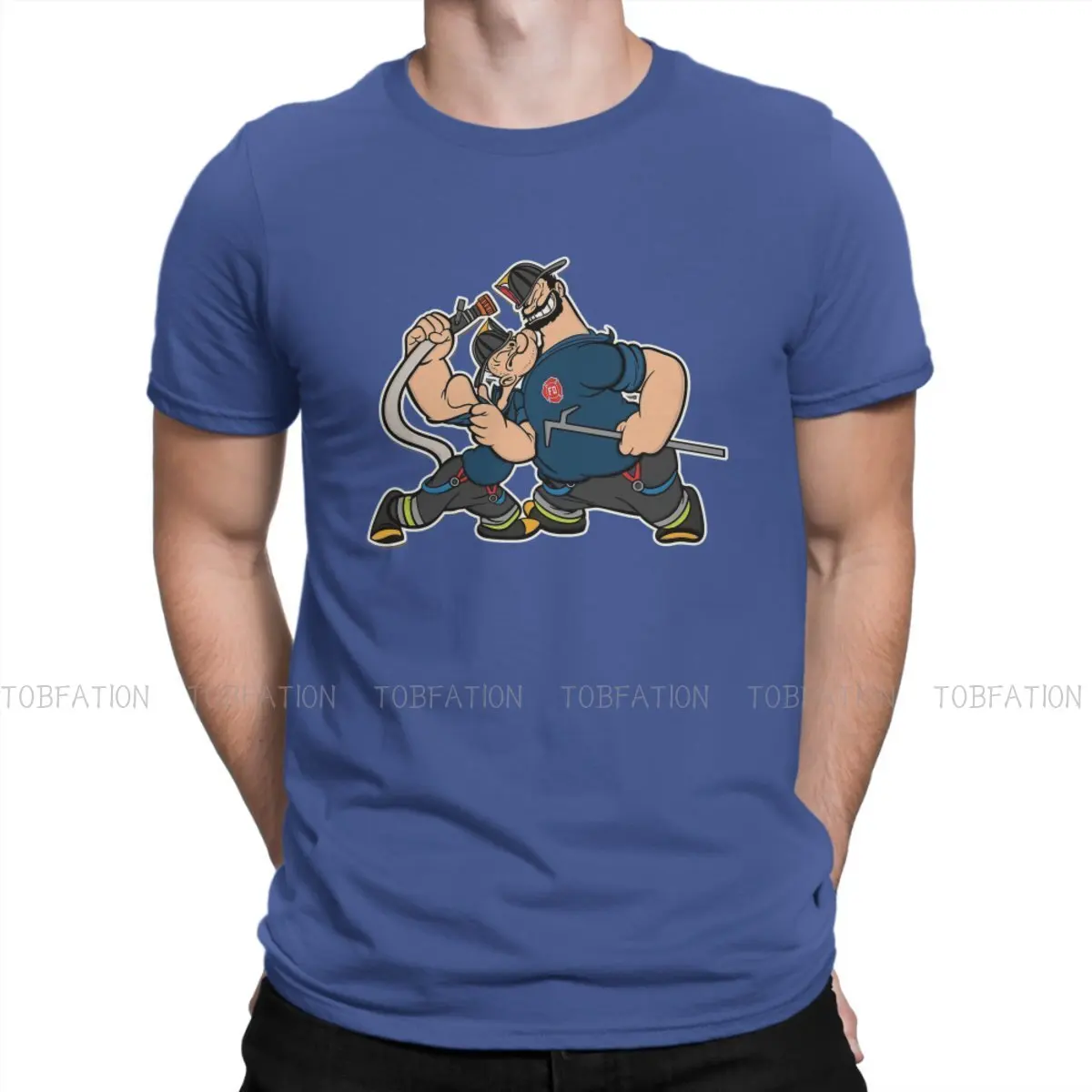 

Футболка Popeye с изображением моряка из американских комиксов, футболка с мультяшным рисунком, Мужская мягкая футболка для отдыха, модная пуш...