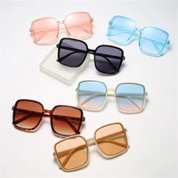2022 new square sunglasses fashion sunglasses womens anti ultraviolet retro sunglasses