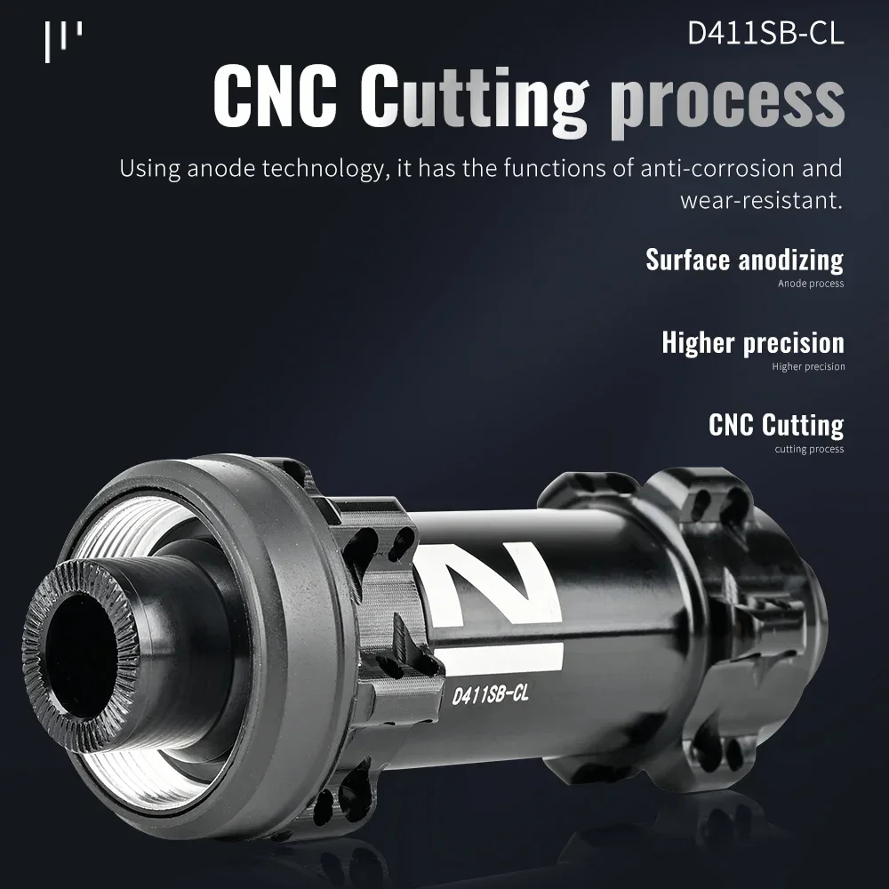 Novatec D411SB-CL D412SB-CL 24-отверстия для шоссейного велосипеда втулки с центральным