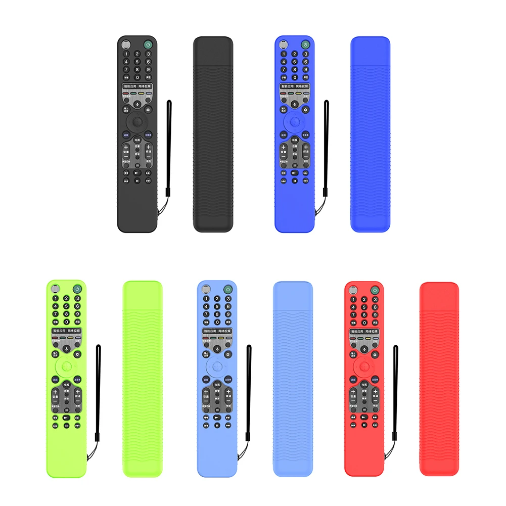 

Silicone Remote Control Cover for Sony RMF-TX600C RMF-TX600P Smart TV Protective Case Fully Fit Shockproof Protector for Sony